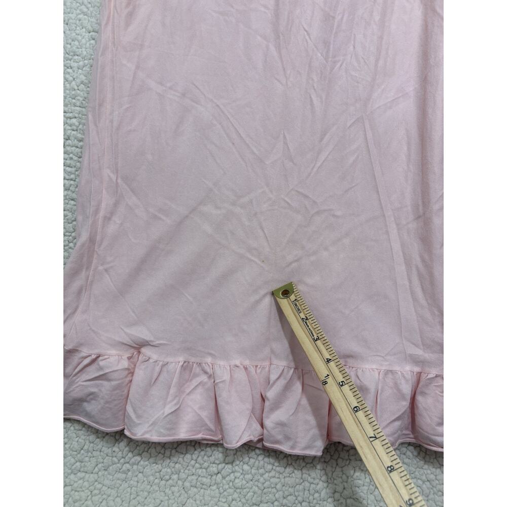 Vintage Tom Girl Eastern Isles‎ Size 8 Pink Nightgown Lace Ruffle Prairie USA - Picture 5 of 7